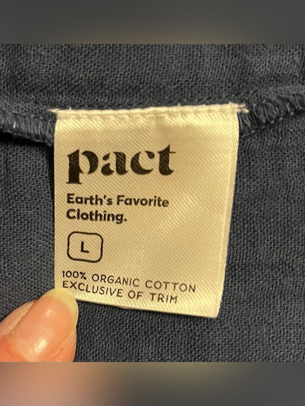 PACT organic cotton gauze fabric remnant - Picture 5 of 7